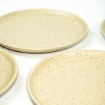 Juego de 6 Platos de cerámica. Diámetro: 26 cm